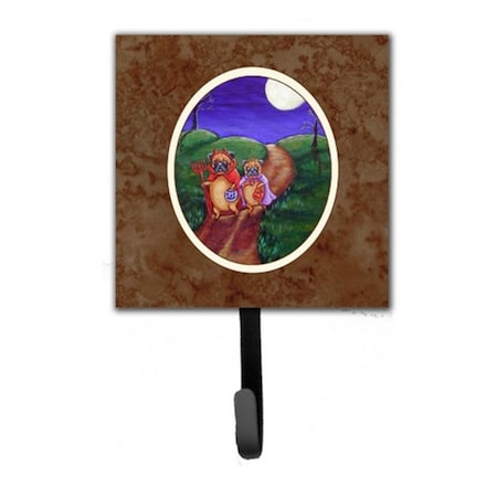 Carolines Treasures Trick or Treat Halloween Pug Leash or Key Holder 7281SH4